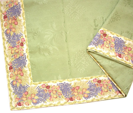 Jacquard multi-cover (Lavender & rose raw - Delft green) Jacquard multi-cover (Lavender & rose raw - Delft green)